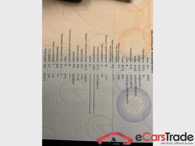 SEAT Ibiza REF 1,2L 70CV/PK 5V #4