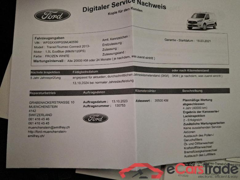 Ford * Trans.Connect Ford Transit Connect 1.5 EcoBlue 120PS L2 210 Trend Auto 4d #4