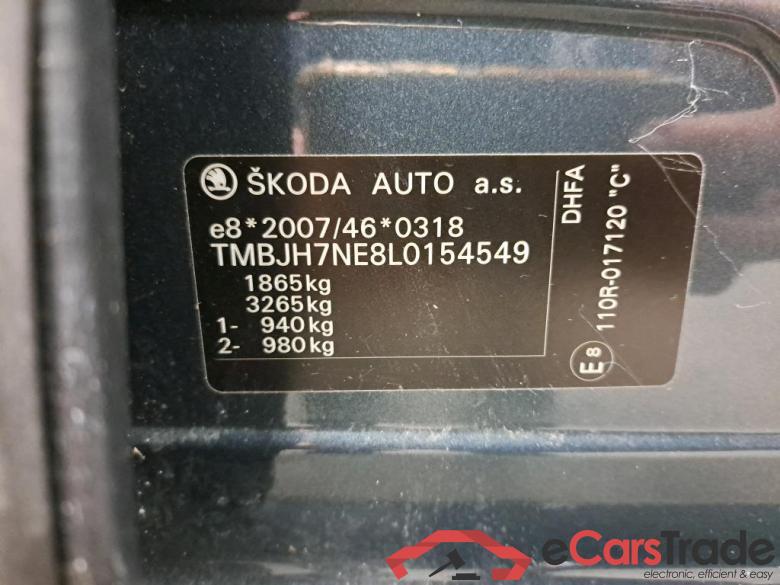 SKODA - SKO OCTAVIA COMBI 1.5 TGI 131PK DSG 7 G-Tec Ambition Pack Ultimate & Heated Seats & PDC Front & Rear  * CNG * #6