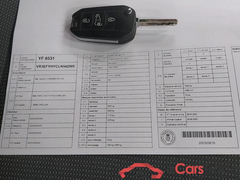 PEUGEOT - PEU PARTNER BHDi 102PK Light Asphalt Pack Connect L1 & Nav Connect DAB #4