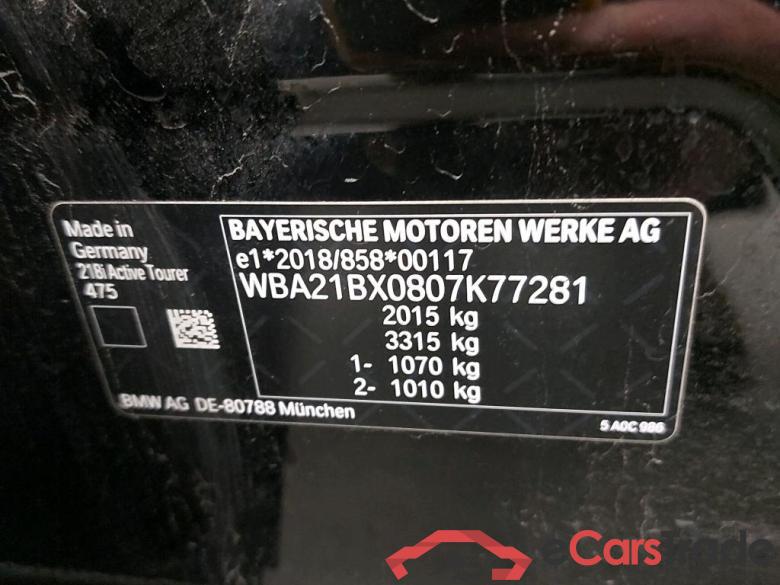 BMW - BMW 2 ACTIVE TOURER 218iA 136PK Pack Premium Pro With Heated Seats & Electric Trailer Towing Hook * PETROL * #6 BMW - BMW 2 ACTIVE TOURER 218iA 136PK Pack Premium Pro With Heated Seats & Electric Trailer Towing Hook * PETROL * #6