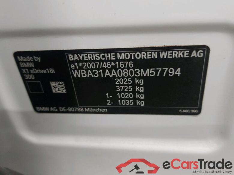 BMW - BMW X1 sDrive18iA 136PK XLine Pack Business & Travel & Rear Camera & LED & Removable Trailer hook  * PETROL * #6