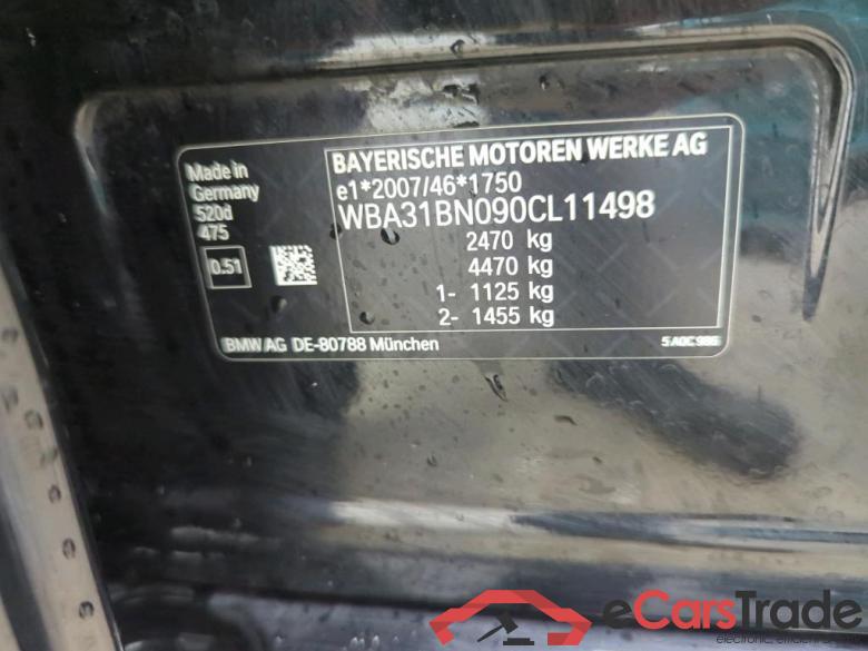 Baureihe 5 Touring 520 d Luxury Line 2.0 140KW AT8 E6d #4 Baureihe 5 Touring 520 d Luxury Line 2.0 140KW AT8 E6d #4