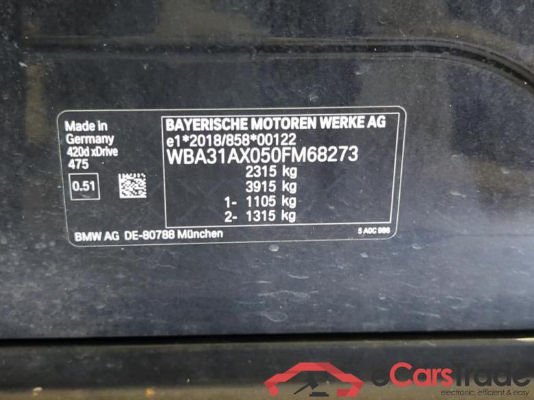 Baureihe 4 Gran Coupe 420 d xDrive M Sport 2.0 140KW AT8 E6d #4