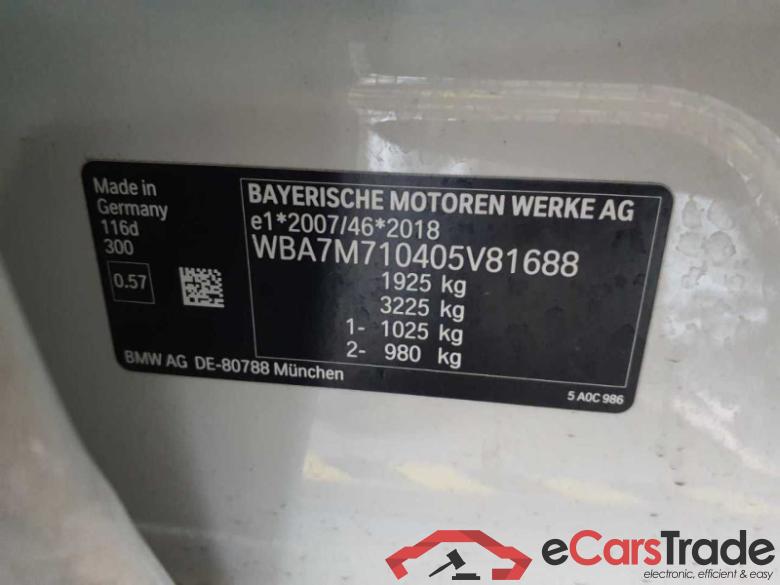 BMW 1er Limousine (F40)(2019->) DE - LimS5 116d EU6d, (EURO 6d), 2020 - 2024 #3