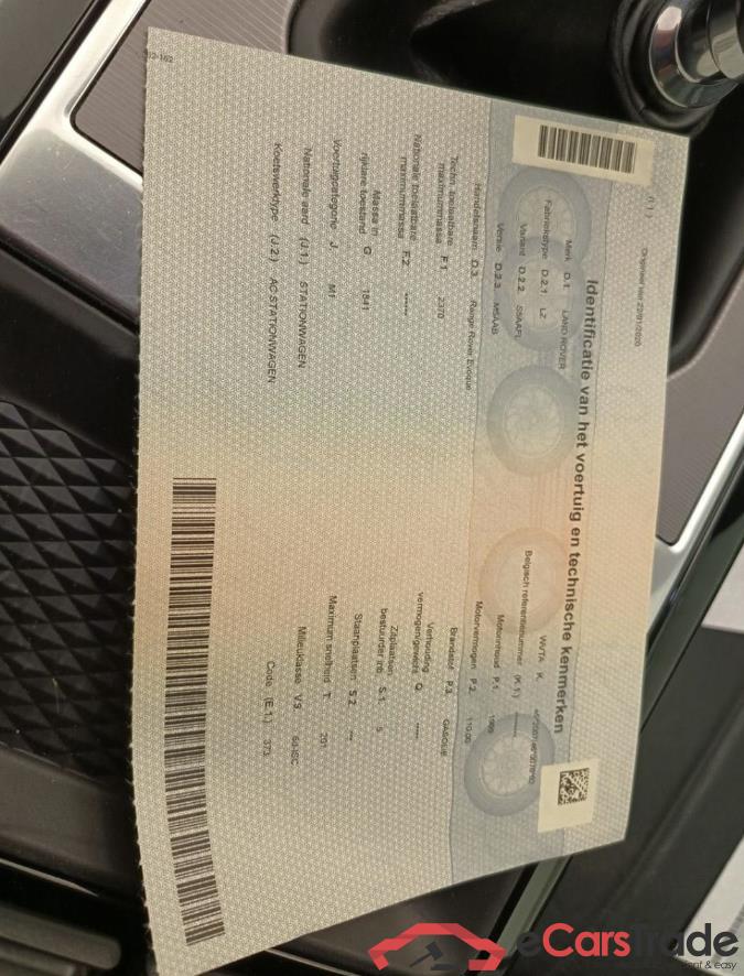 Land Rover Range Rover Evoque D150 FWD Man S 5d #5