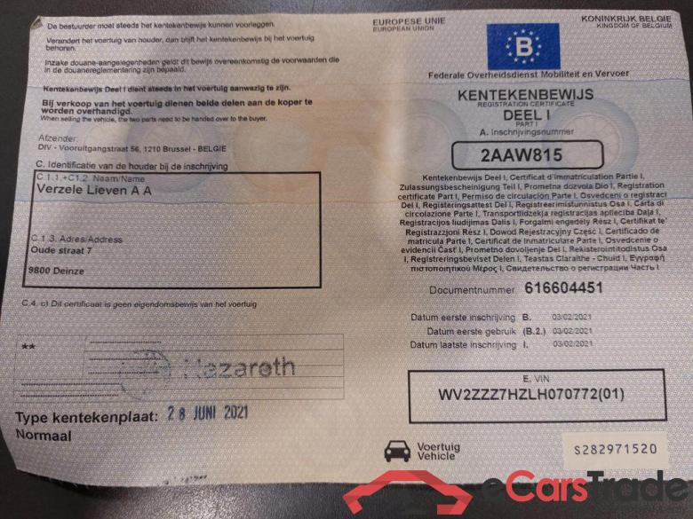 VOLKSWAGEN Transporter T6.1 1200 Caravelle Swb Caravelle Dubbele Cabine Highline - 2.0 TDi - 150 pk - DSG - Korte Wielbasis #5