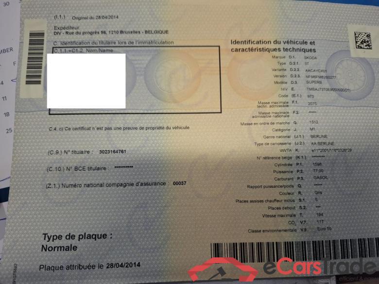 SKODA Superb Superb Ambition 1,6 TDI 77 kW 6-speed mech. #6