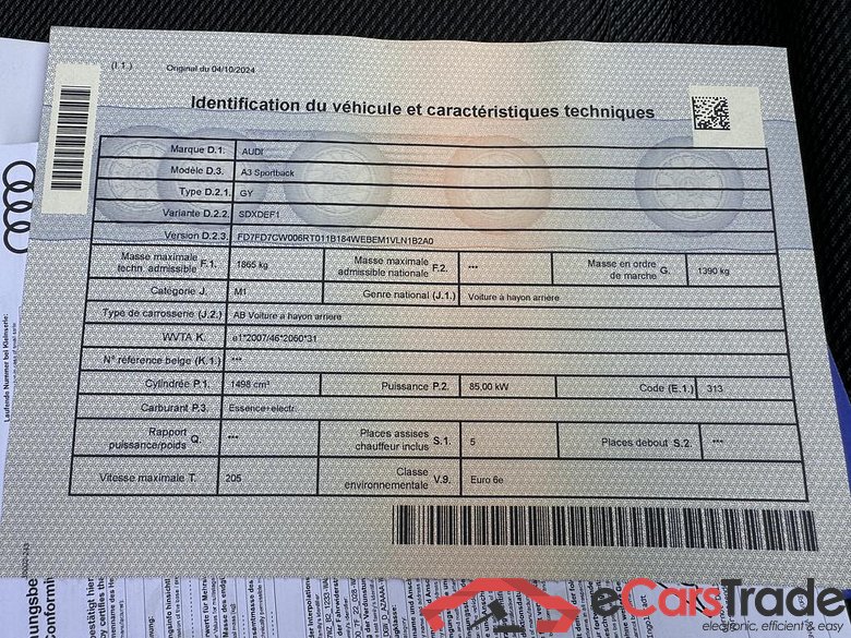 AUDI A3 Sportback Audi A3 Sportback Business Edition S line 30 TFSI  85 kW S tronic #5