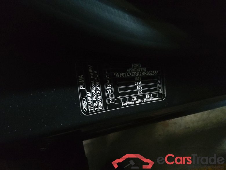FORD Puma 1.0 EcoBoost mHEV 125cv Automático S6.2 Titanium #5
