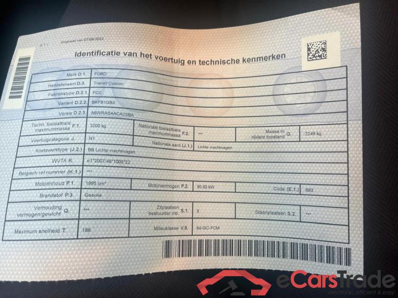 FORD Transit Custom 320L Fou Lwb Transit Custom 2.0 TDCi L2H1 Limited Multi S/S (EU6.2) #6