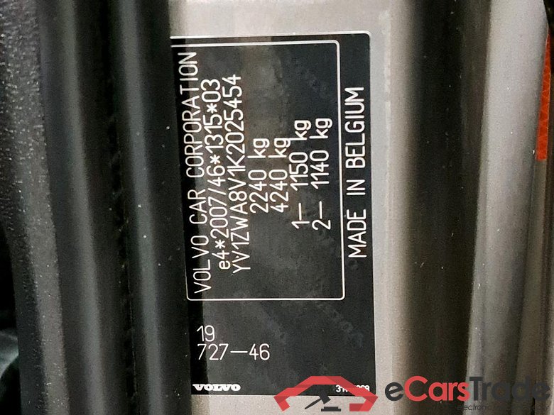 VOLVO - VOL V60 D4 190PK With Sensus Navigation & Semi Auto Foldable Trailer Hook #6