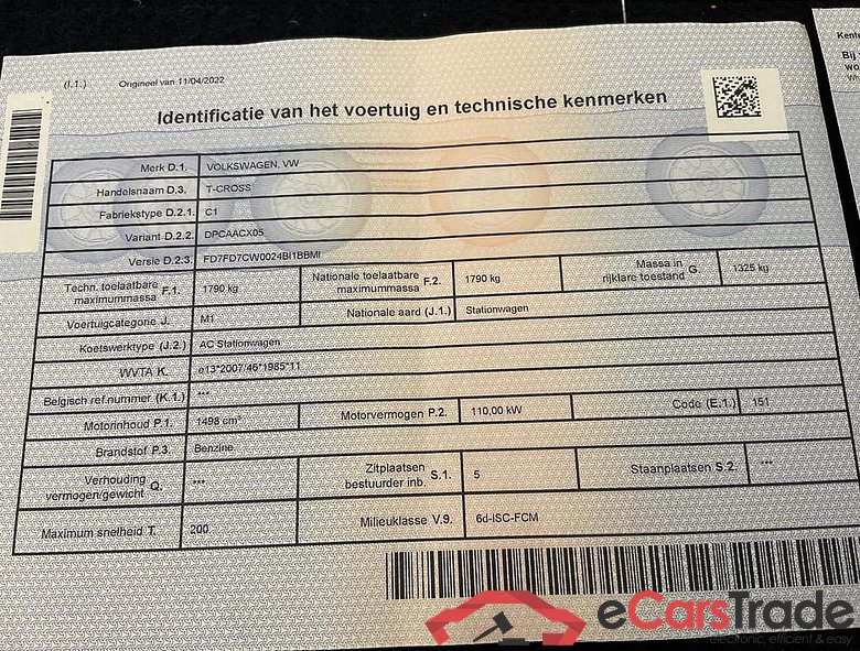 VOLKSWAGEN T-Cross T-Cross 1.5 TSI ACT Style OPF DSG (EU6AP) #4