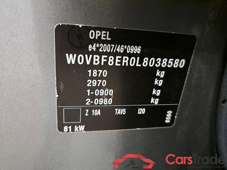 OPEL - OPE ASTRA SPORTS TOURER 1.2 Turbo S/S 2020 Edition 110PK  All In Safety Towing Hook #6