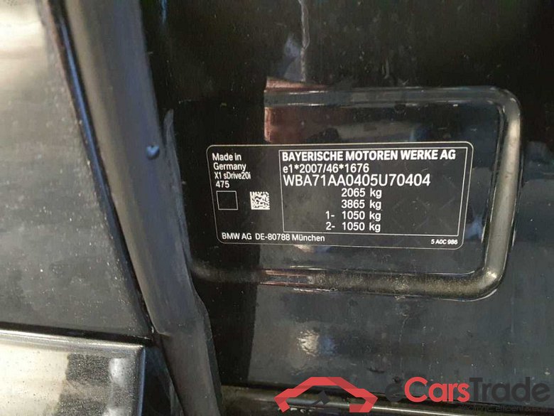 BMW X1 (F48)(2015->) DE - SUV5 sDrive20i EU6d, M Sport (EURO 6d), (Facelift) 2020 - 2022 #2