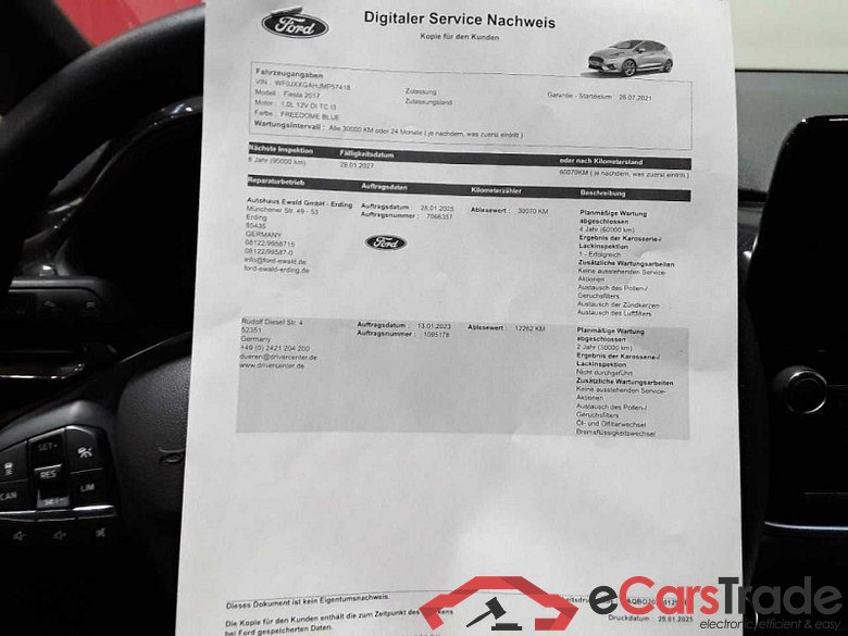 Ford Fiesta (CE1)(2017->) DE - LimS5 1.0 EcoBoost EU6d, ST-Line Start/Stopp (EURO 6d), 2021 - 2022 #6