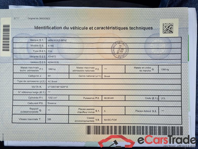 MERCEDES-BENZ A 160 (EU6AP) #6