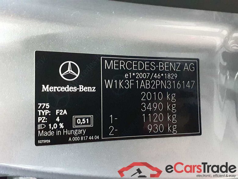 Mercedes-Benz A (BM 177)(03.2018->) DE - LimS5 A 180 d EU6d, (EURO 6d), (Facelift) 2022 - 2024 #2