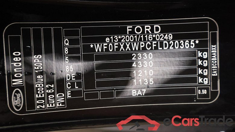 Mondeo Turnier Titanium 2.0 EcoBlue 110KW AT8 E6dT #5