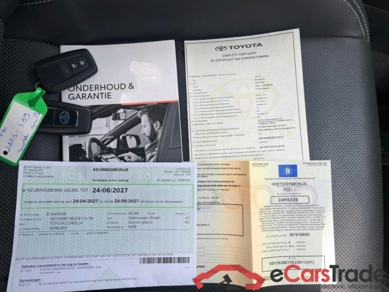 TOYOTA - TOY COROLLA TOURING SPORTS 1.8 Hybrid 122PK e-CVT Premium & Luxuty Pack With Black Leather #4
