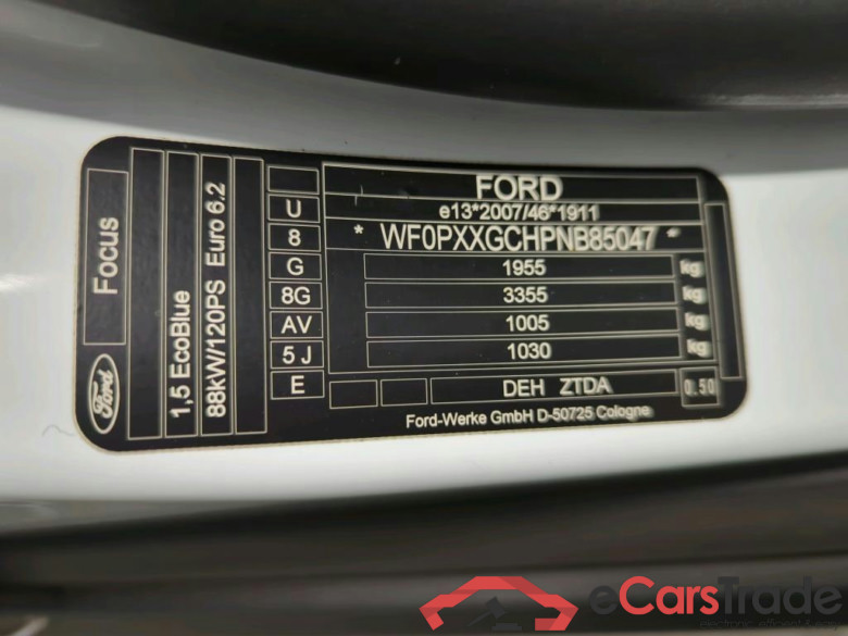 Focus Turnier Cool & Connect 1.5 EcoBlue 88KW MT6 E6d #4
