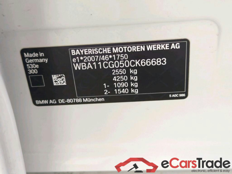 Baureihe 5 Touring 530 e M Sport 2.0 215KW AT8 E6d #5