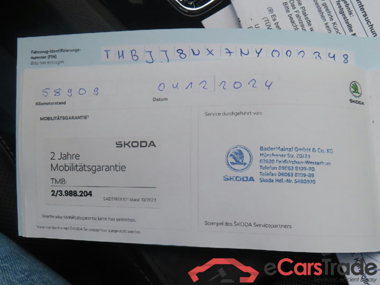 Octavia Combi Style 2.0 TDI 110KW AT7 E6d