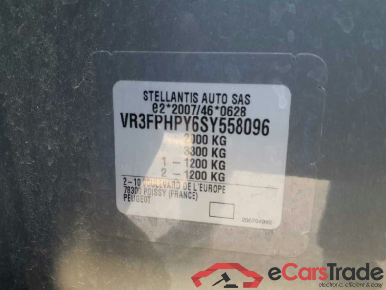Peugeot 408 (P6)(10.2022->) DE - LimS5 1.2 Hybrid 145 EU6e, GT, 2025 - 2026 #4