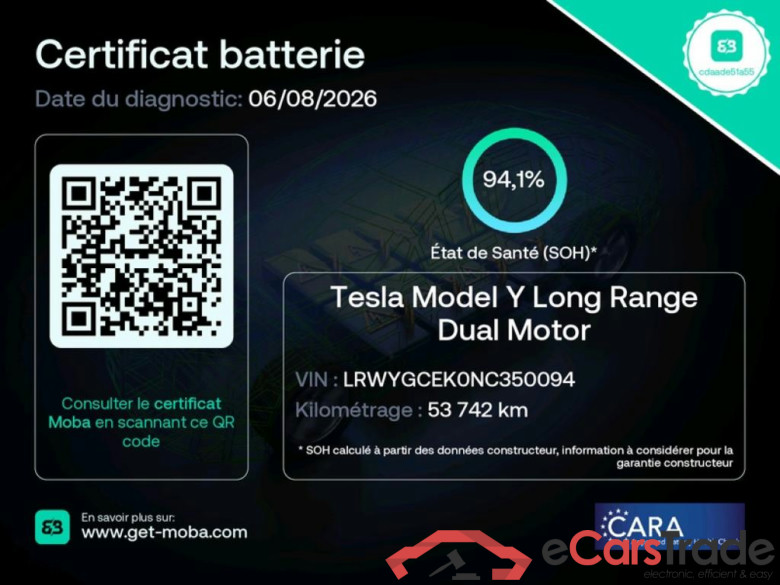 TESLA Model Y / 2020 / 5P / SUV Grand Autonomie Dual Motor AWD #2