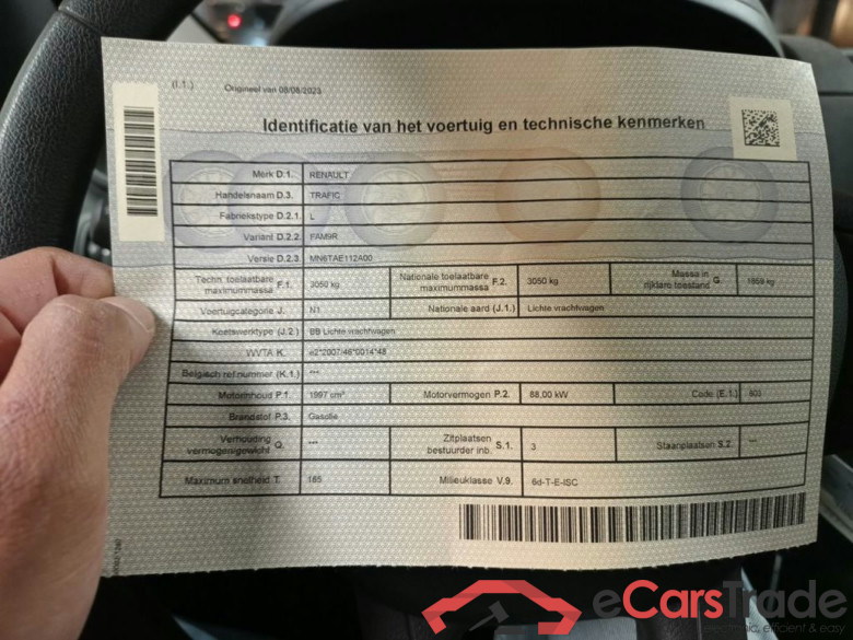 Renault Trafic L2H1 dCi 120 Grand Confort 2.9T 4d #4