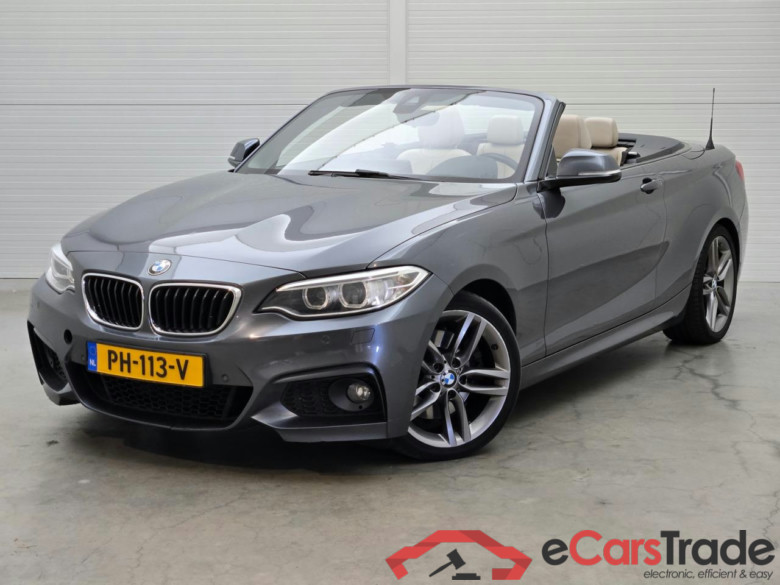 BMW 230i 252Hp Cabrio M-Sport Aut. Xenon Harman/Kardon Navi-Pro Sport-Leather KeylessGo Klima PDC ...