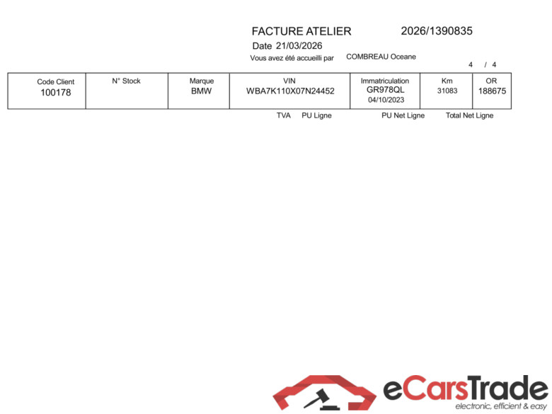 BMW Série 1 / 2019 / 5P / Berline 116i DKG7 Business Design / PRÊT A VENDRE #5